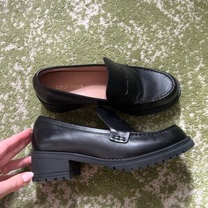 Nordstrom Women's Black Leather Loafers